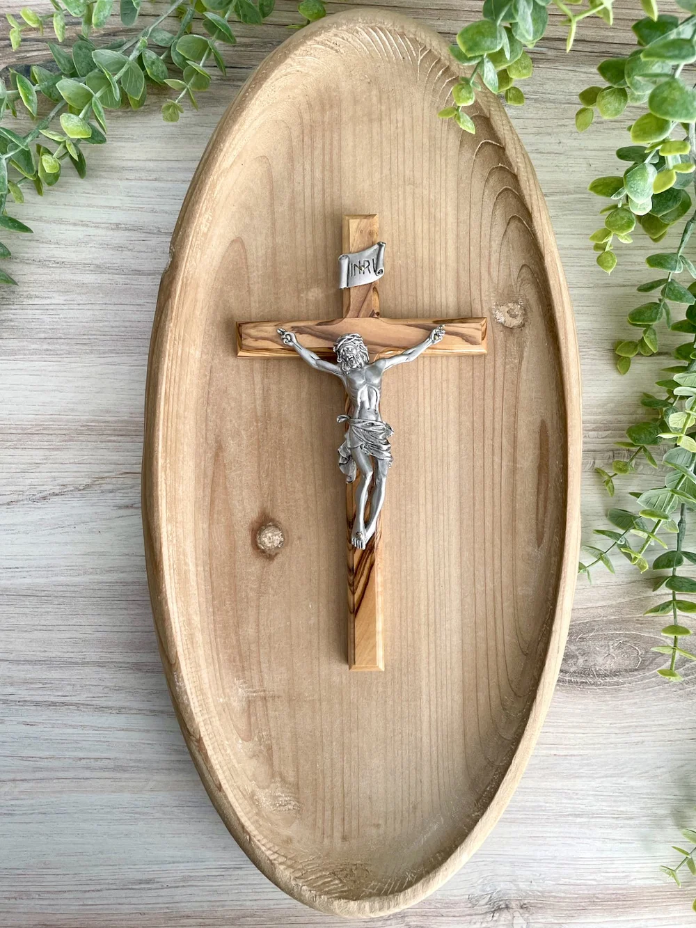 Olive Wood Marriage Crucifix | Covenant Co.